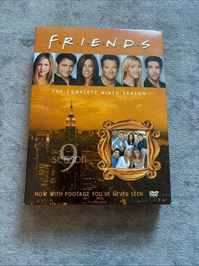 FRIENDS Season 9 DVD Box Set - Orange and Gold Cover